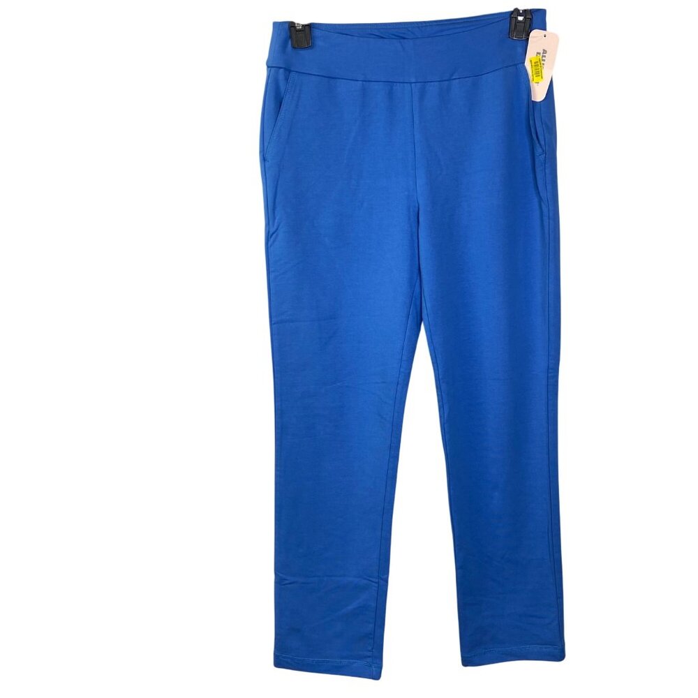 Allison Daley Blue Pull On Straight leg Pants SM R NWT